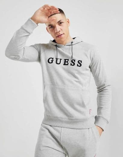 Product Guess Camisola com capuz Embroidered Logo Overhead