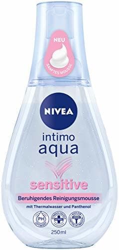 Belleza Nivea Intimo Aqua Sensitive beruhig endes Lavado Mousse, 3 Pack