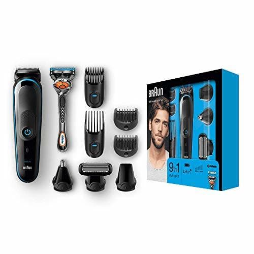 Belleza Braun MGK5080 - Recortadora de barba 9 en 1