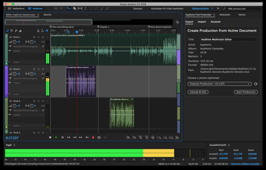 Moda Adobe Audition