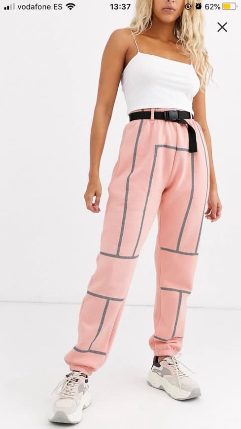 Moda Pink joggers from Prettylittlething