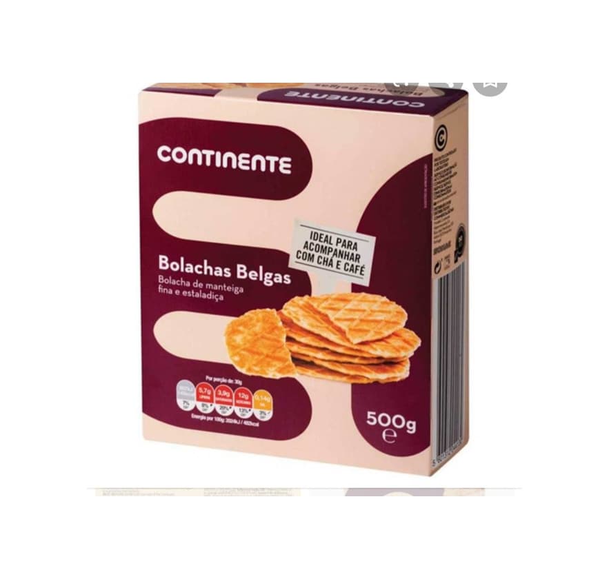 Producto  Bolachas Belgas do Continente 