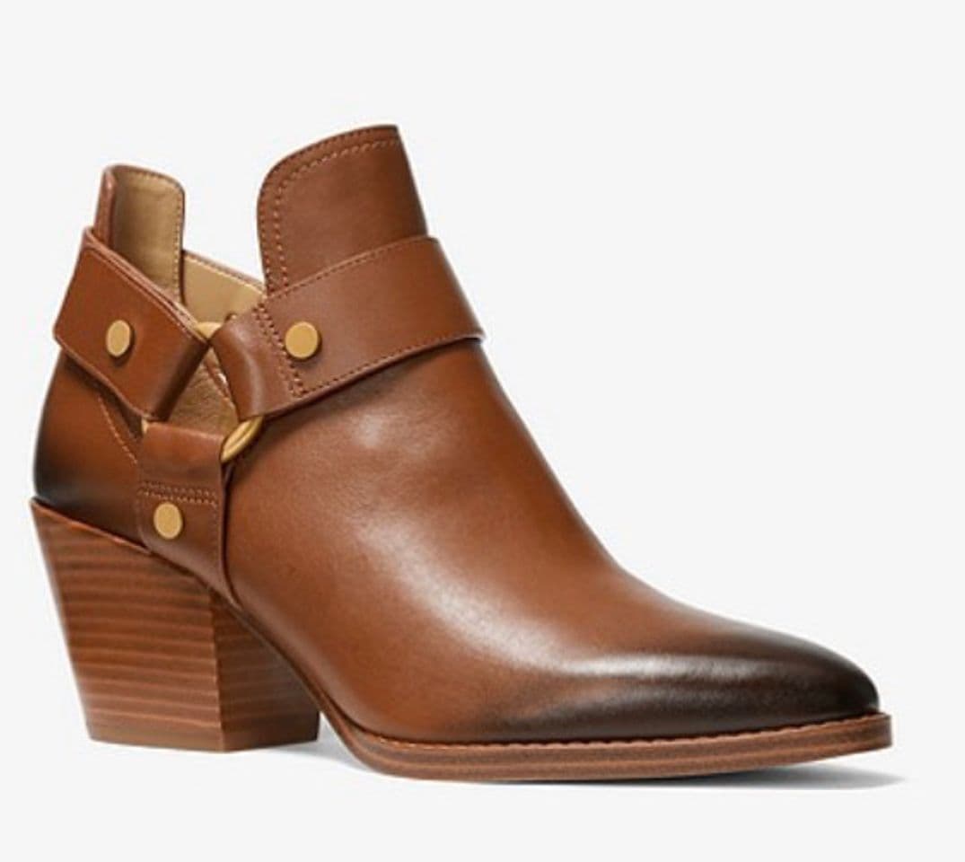 Moda Pamela Burnished Leather Ankle Boot