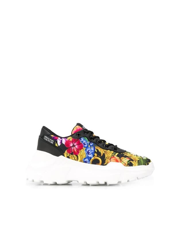 Product VERSACE JEANS COUTURE
floral-print satin wedge sneakers