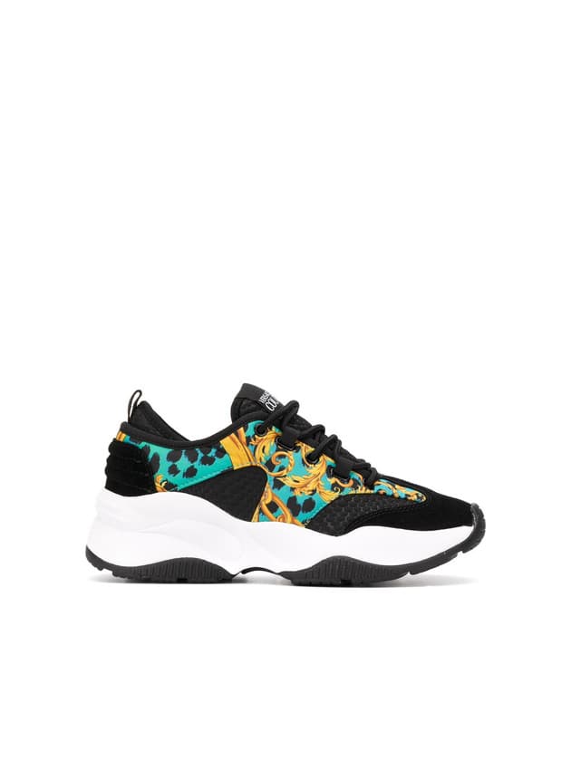 Producto 
VERSACE JEANS COUTURE
baroque print panelled sneakers