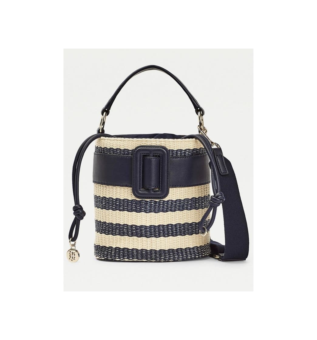 Producto RAFFIA BUCKLE BUCKET BAG