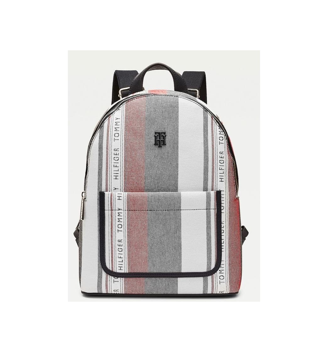 Producto Multicolour Stripe Canvas Backpack