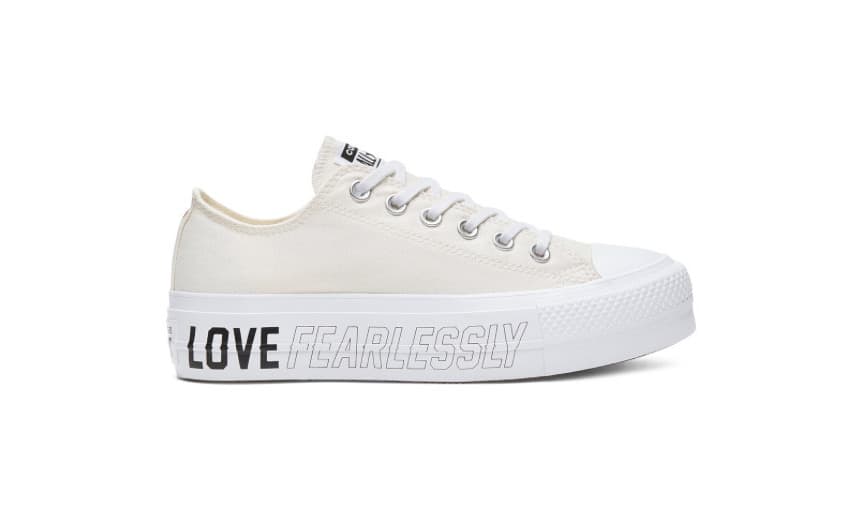 Producto Women's Love Fearlessly Platform Chuck Taylor All Star Low T