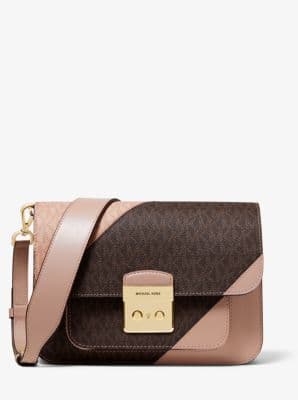 Producto Sloan Editor Two-Tone Logo and Leather Shoulder Bag