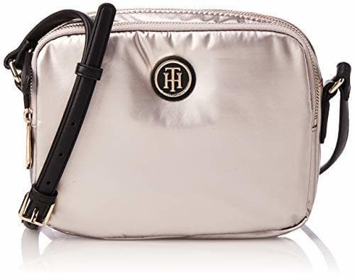 Lugar Tommy Hilfiger POPPY CROSSOVER SILVERMujerBolsos bandoleraGris