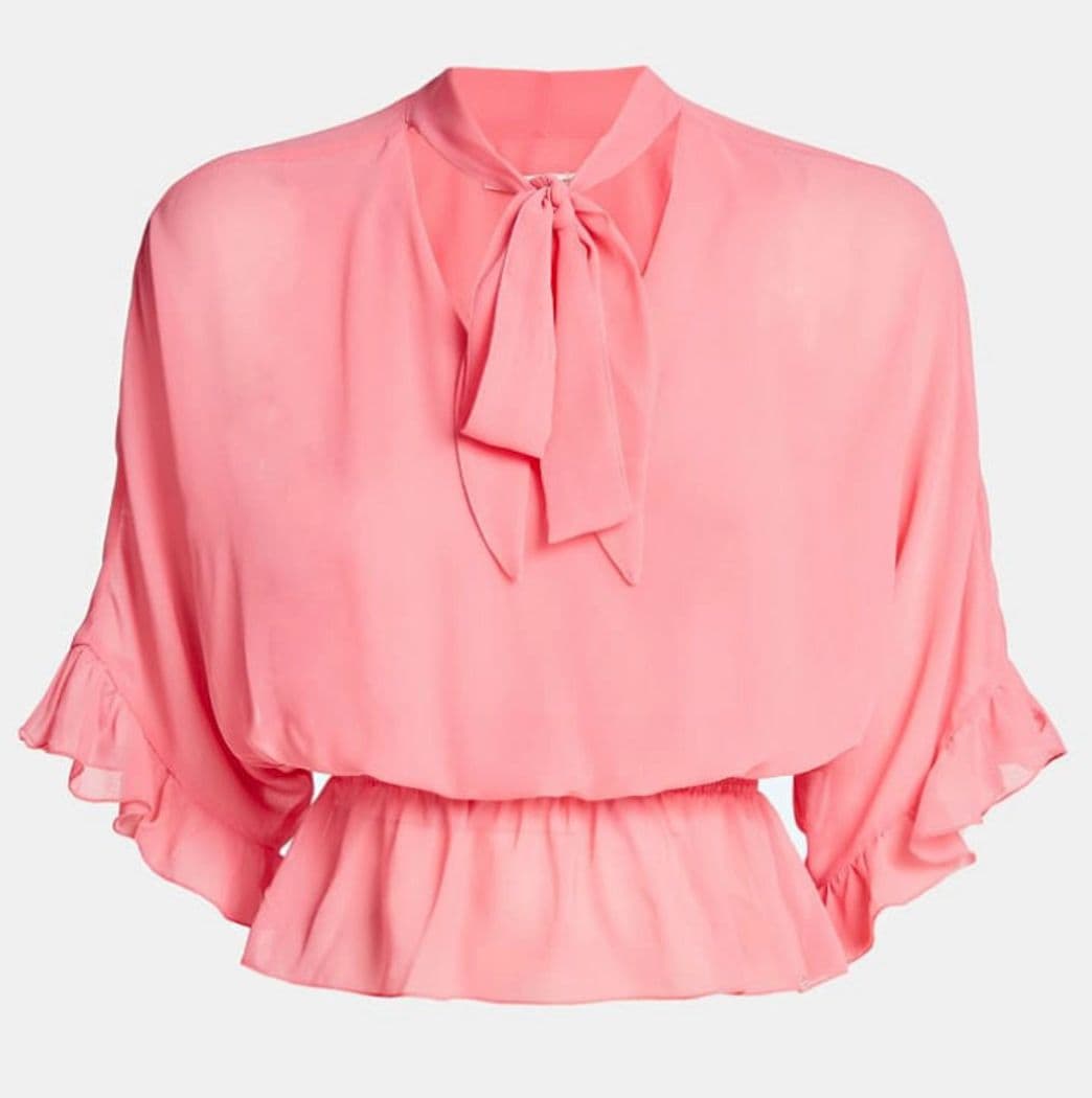 Moda BLOUSE BOW AT THE COLLAR