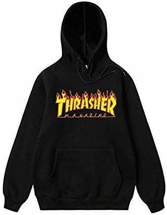 Moda Medress Sudadera con Capucha de Manga Larga para Mujer Thrasher Jersey con