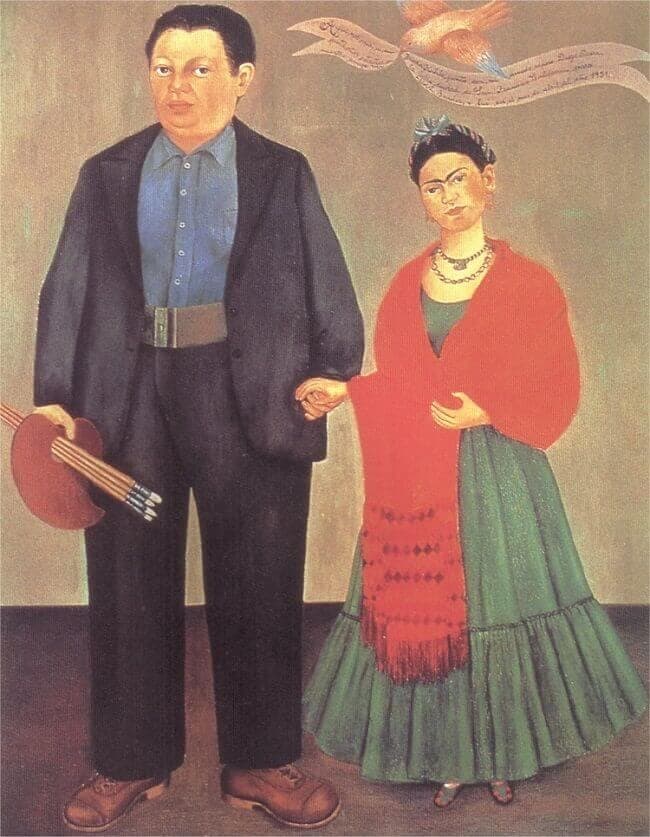 Moda 1931. Frida e Diego Rivera.