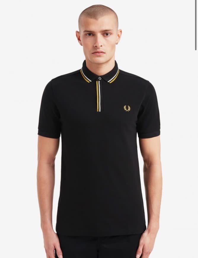 Producto Polo Com Carcela Com Borda Com Ponto Descontínuo FredPerry