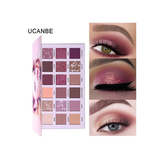 Producto UCANBE BELLE Pigmento Alta Sombras Mate Liso del Brillo de l