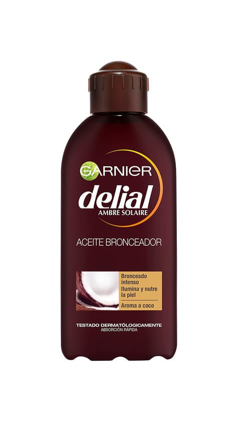 Producto Garnier Delial Aceite Bronceador Intenso Nutritivo Hidratant