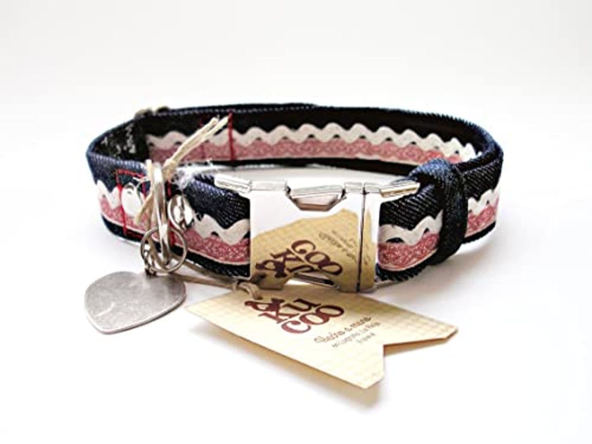 Producto Collar para perros 'Fucsia Lunares' Kucoo Talla L