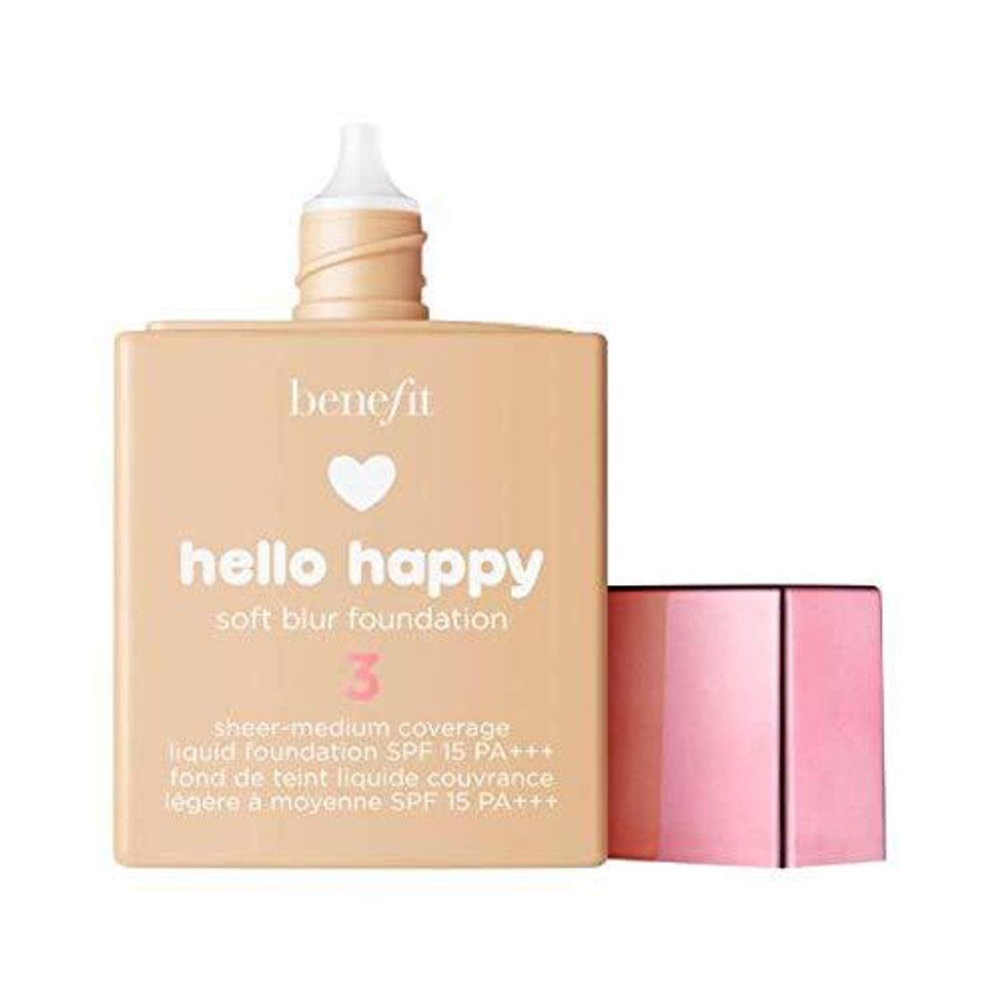 Beauty Benefit Hello Happy Soft Blur Foundation Spf15#3-Light Neutral 30 ml