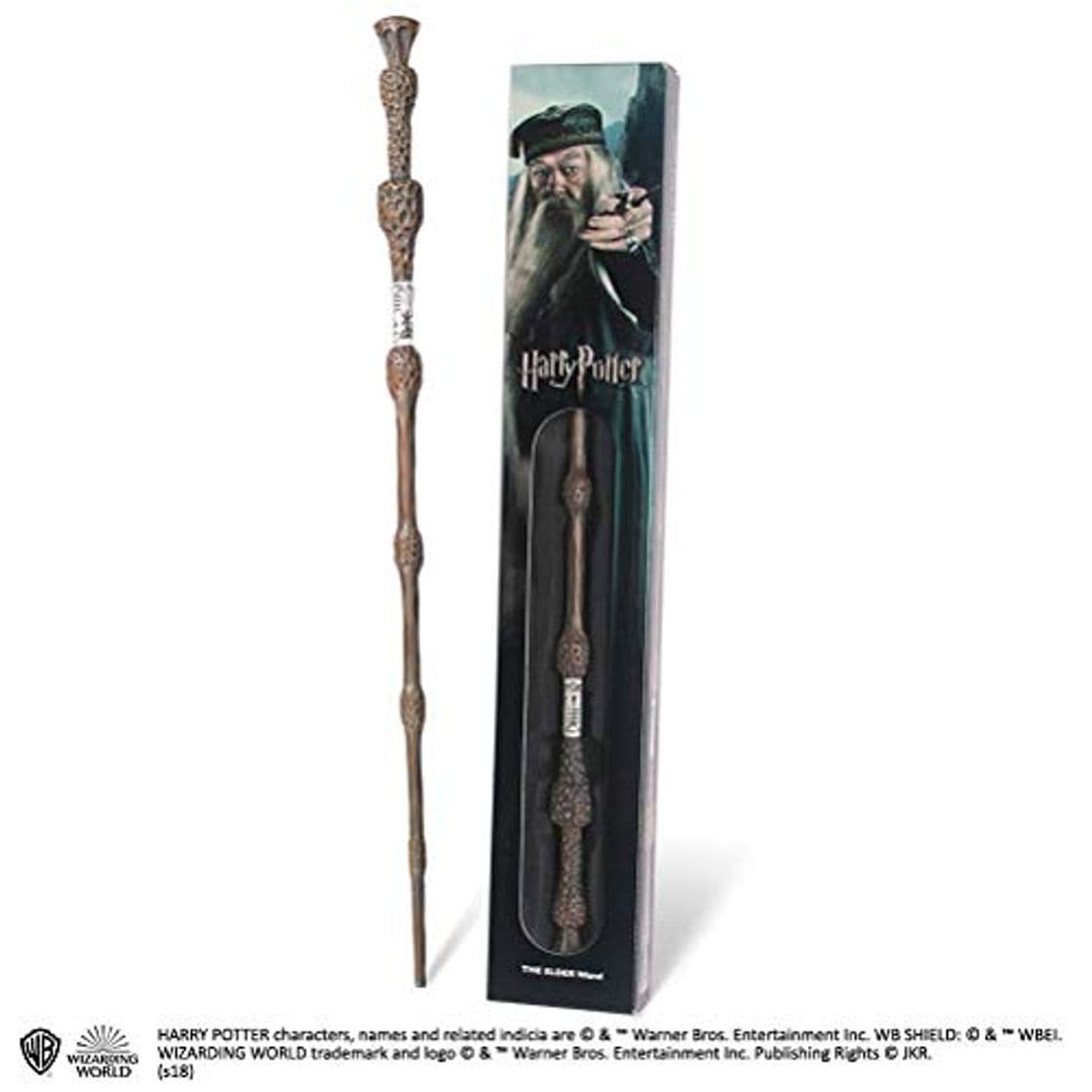 Place Noble Collection- Réplica Harry Potter Varita Albus Dumbledore, Multicolor