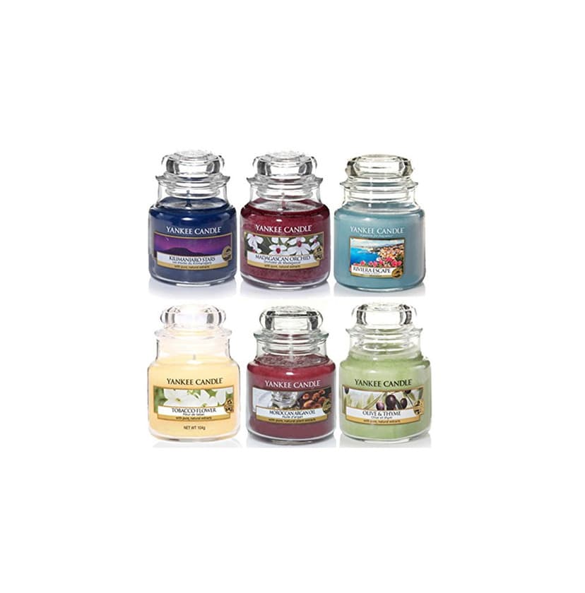 Elemento de la categoría hogar Yankee Candle - Juego de regalo de 6 tarros pequeños clásicos