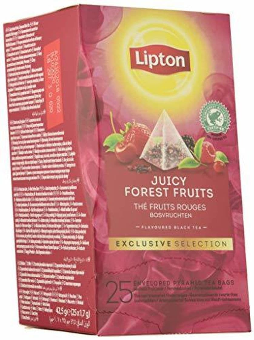 Producto Lipton Selección Exclusiva Té Negro Frutos Del Bosque