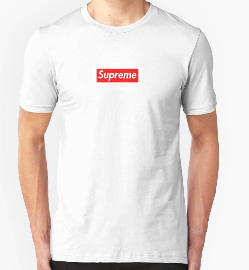 Fashion T-shirt Supreme branca