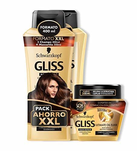 Belleza Gliss - 2 Champús 400 ml