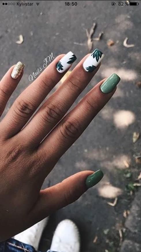 Moda Unhas verdes 