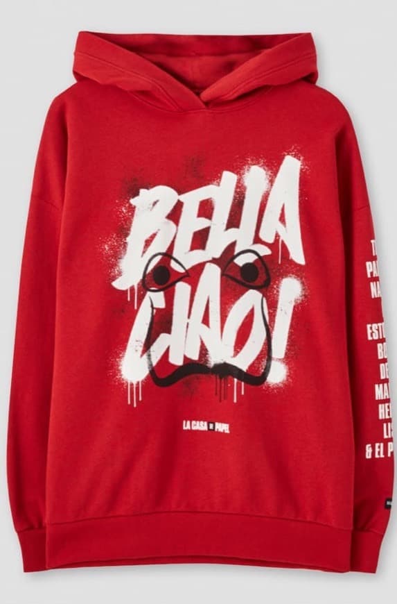 Producto Sweatshirt La Casa De Papel X Pull&Bear vermelha