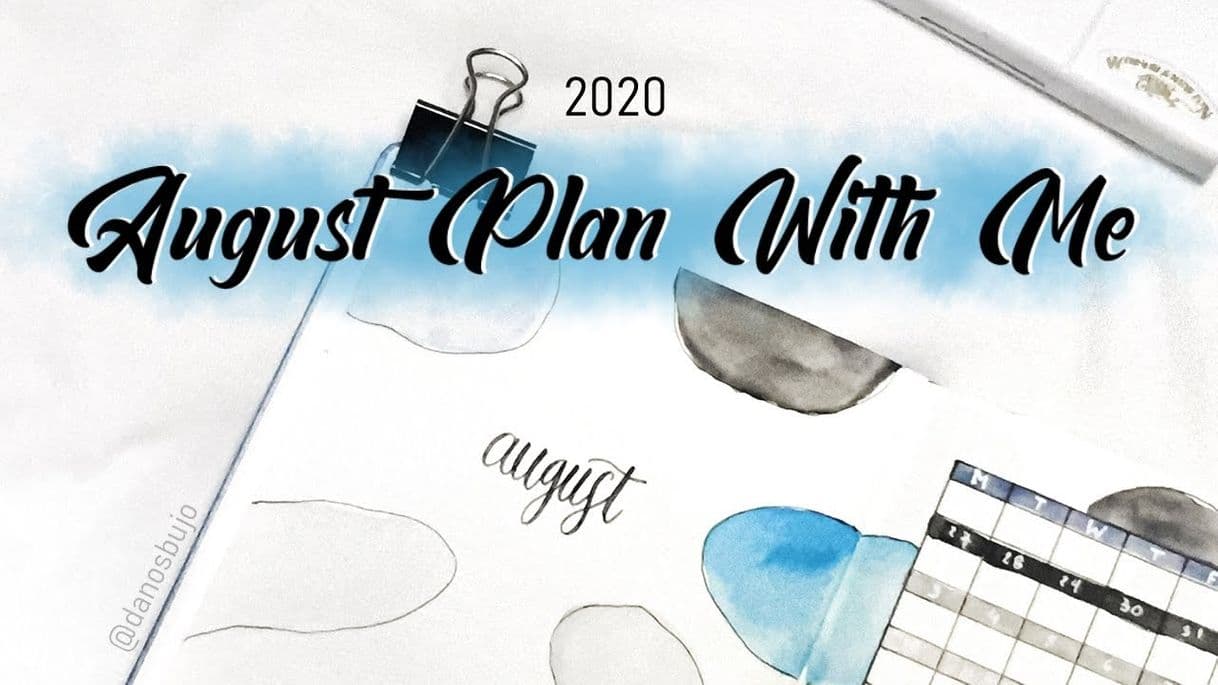 Moda AUGUST PLAN WITH ME 2020 ll Dano’s Bujo 