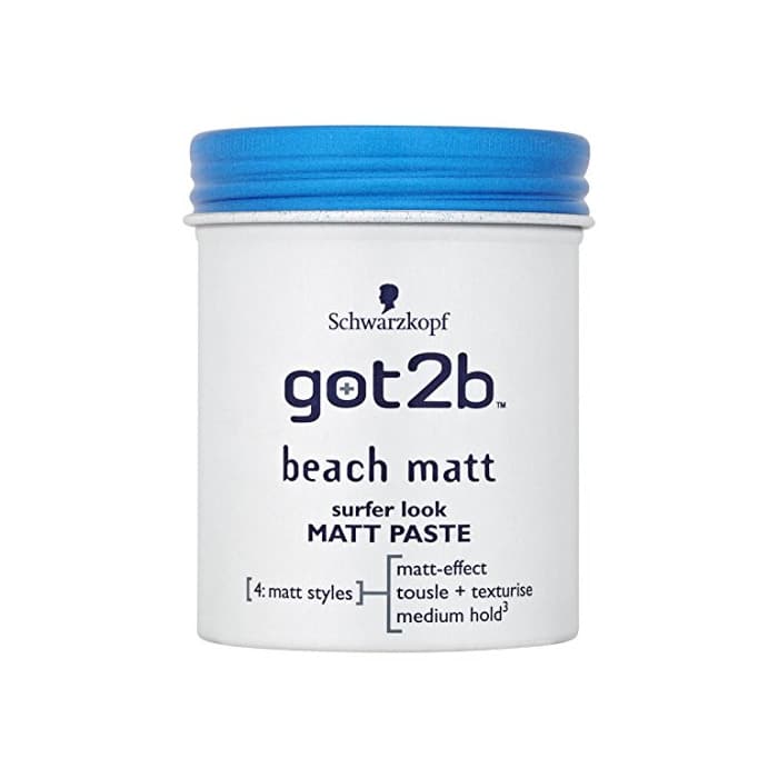 Belleza Schwarzkopf Got2b Beach Matt look de surf