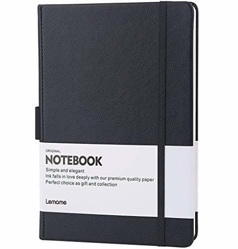 Producto Cuaderno Rayas/Lined Notebook - Journal Forrado de Tapa Dura con Bolsillo para