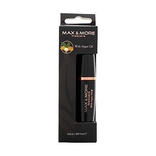 Product Max & More Mascara con aceite de argán – negro – en