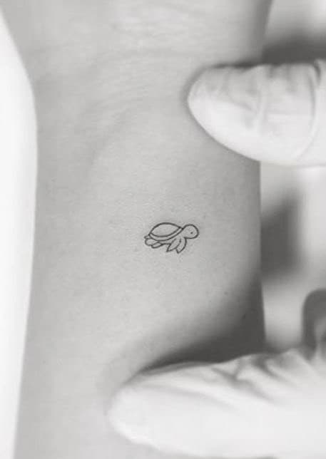 Fashion Turtle Tattoo