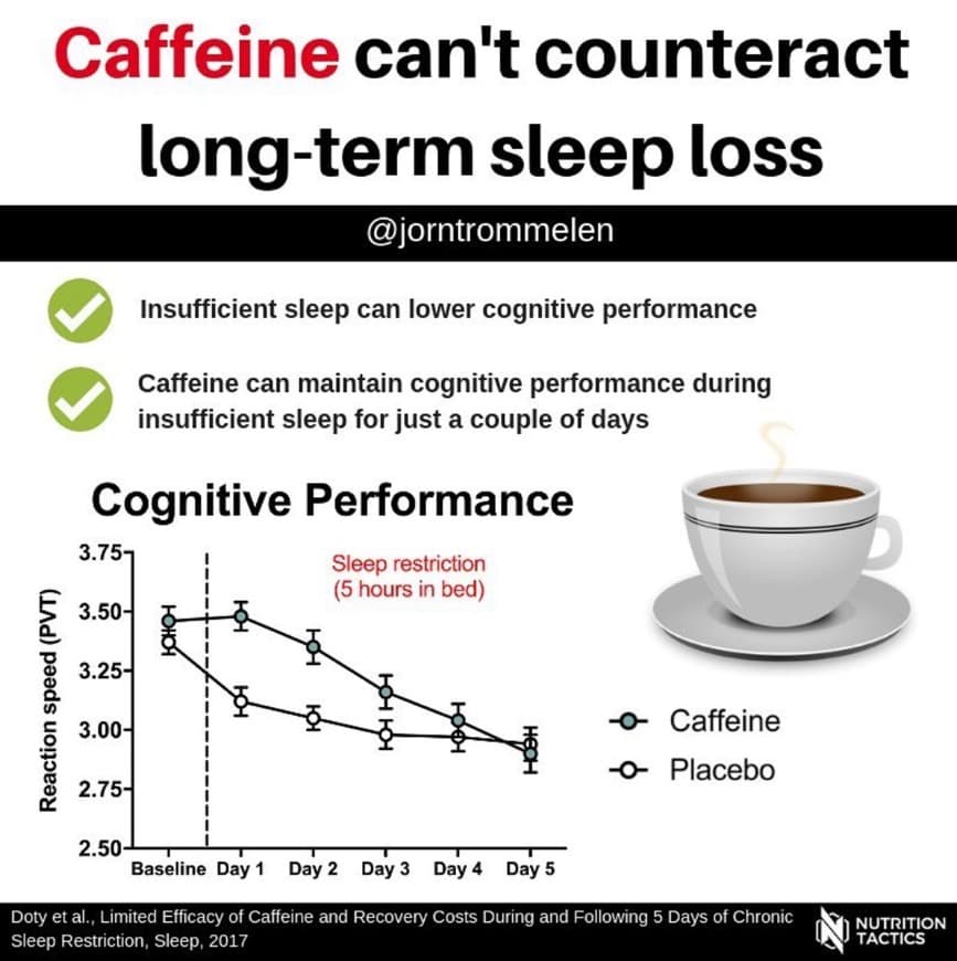 Moda Caffeine can't counteract long-term sleep loss