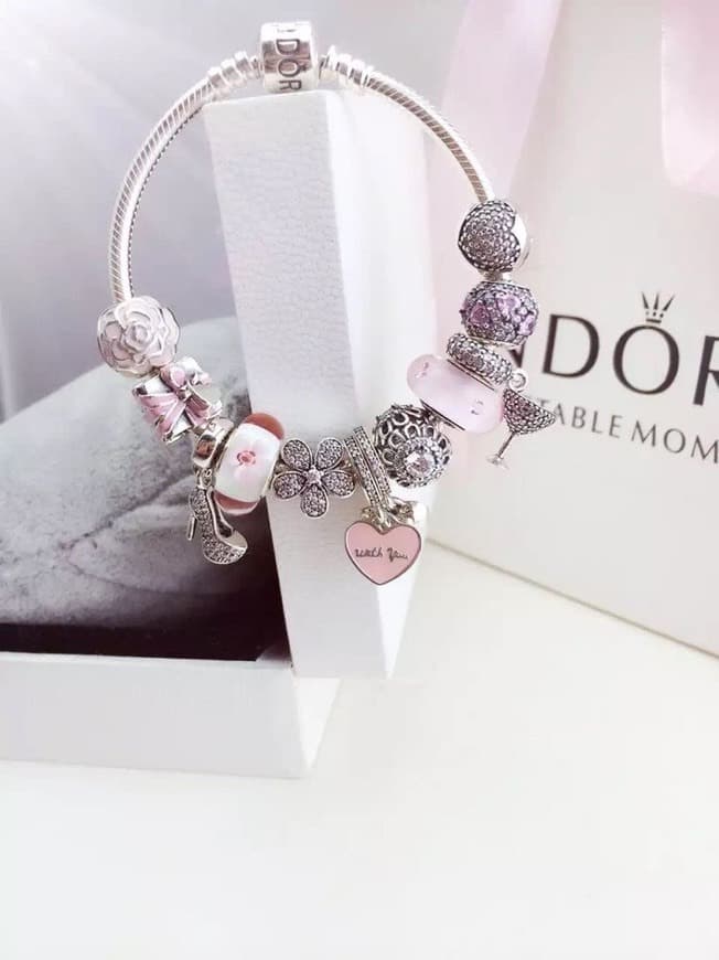 Moda Pandora Moments - Pulsera de Mujer de Plata de Ley