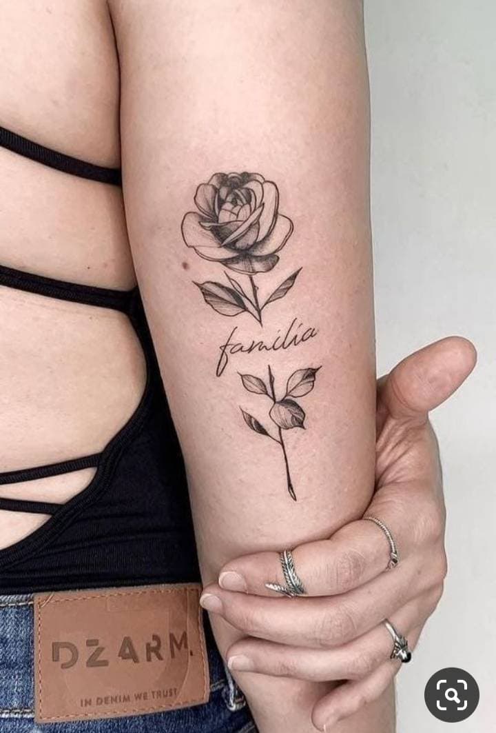 Fashion Flowers tatoo