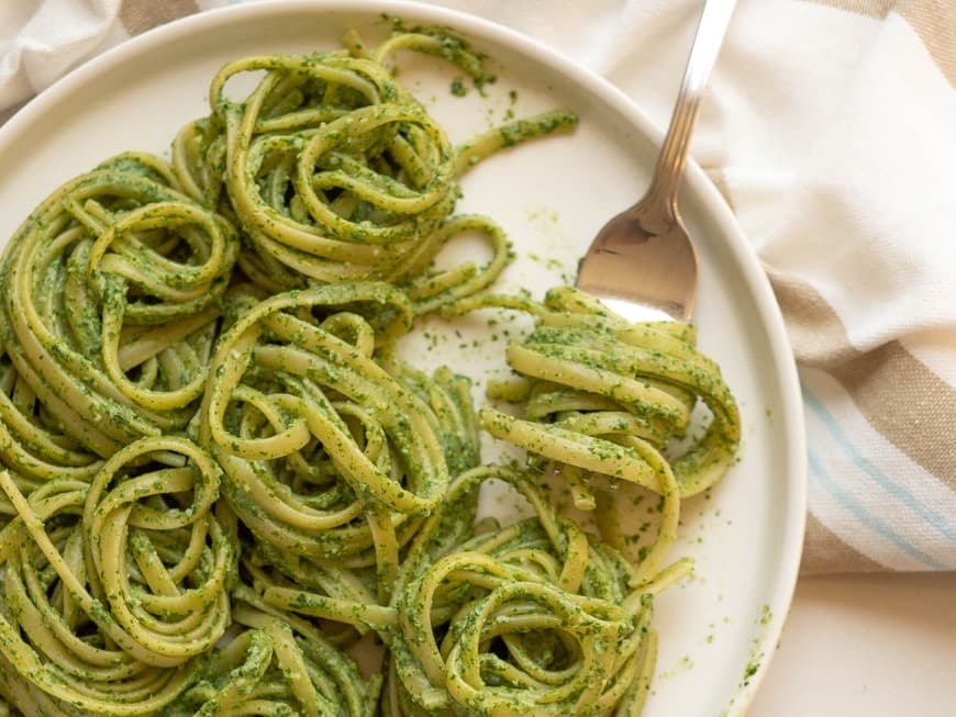 Fashion SPINACH GARLIC CREAMY PASTA (PLANT-BASED + GF)