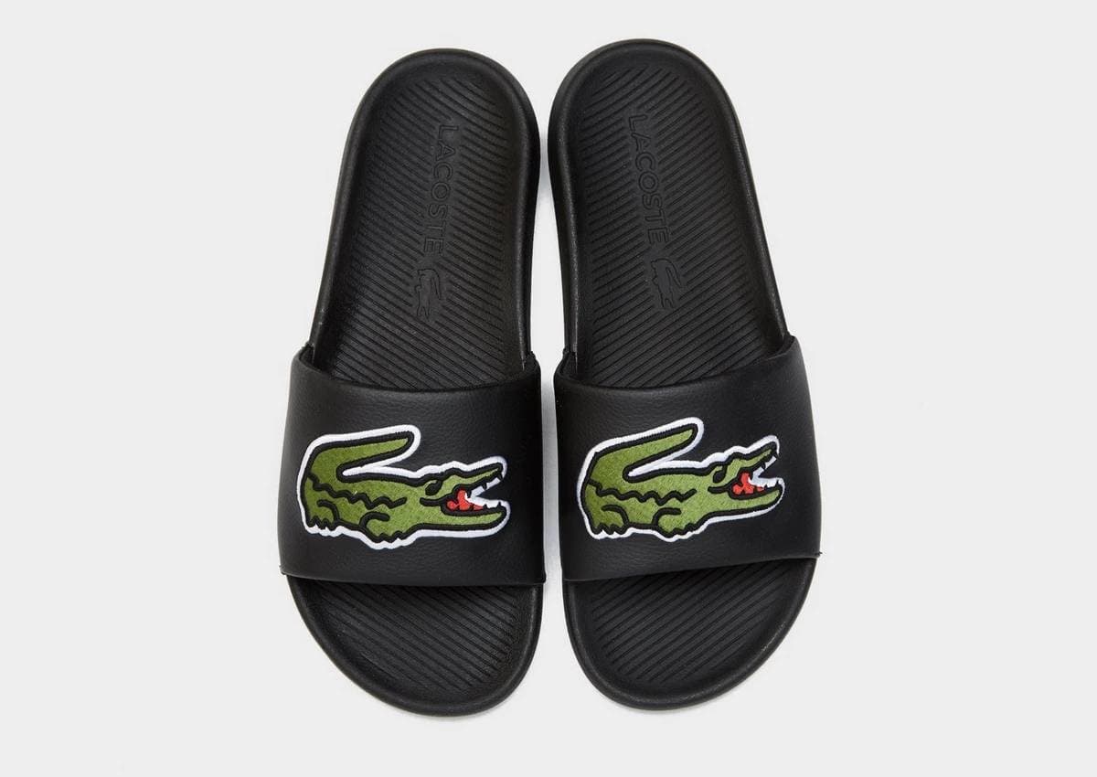 Product Lacoste croco slides