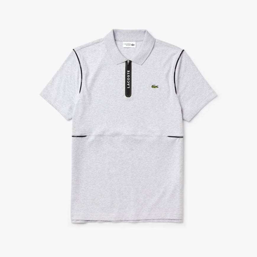 Product Polo de zip em algodão lacoste 