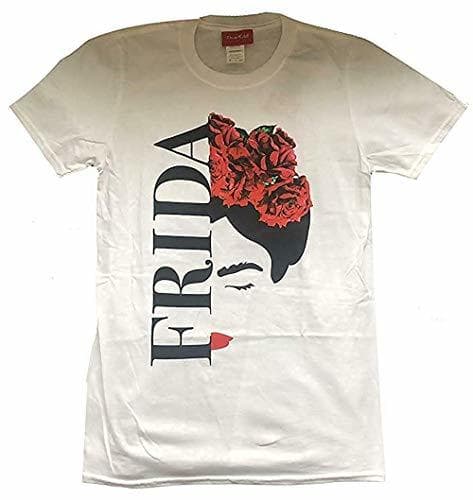 Lugar Frida Kahlo - Silueta - Oficial T Shirt - Blanco