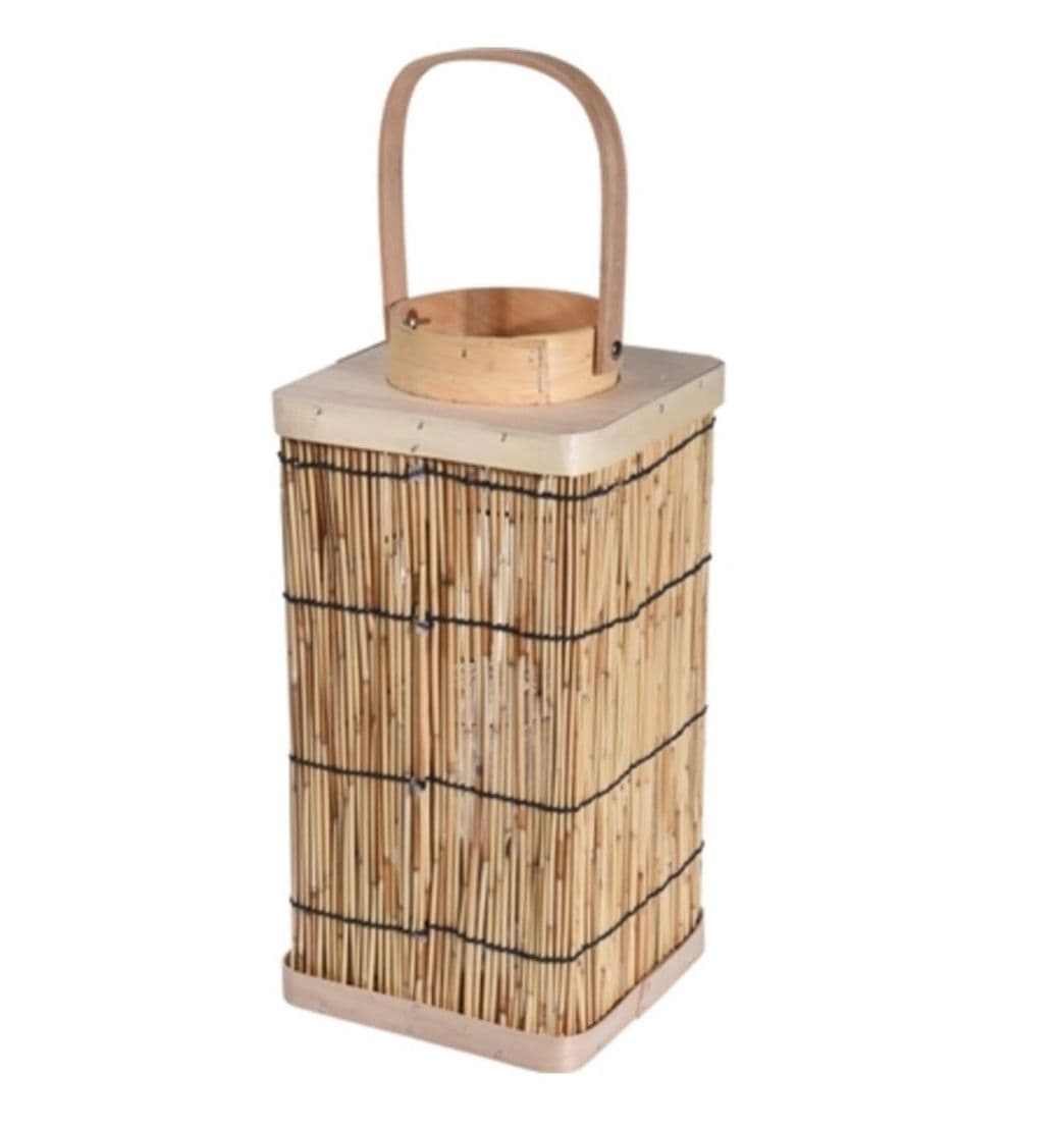 Fashion Lanterna Rattan Pega Bamboo 18X18x36