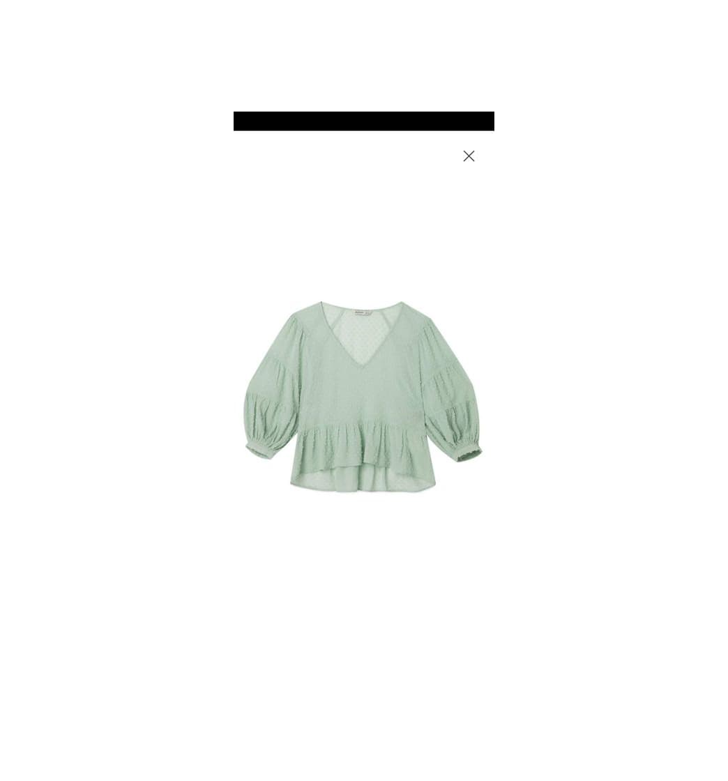 Fashion Blusa semi transparente 