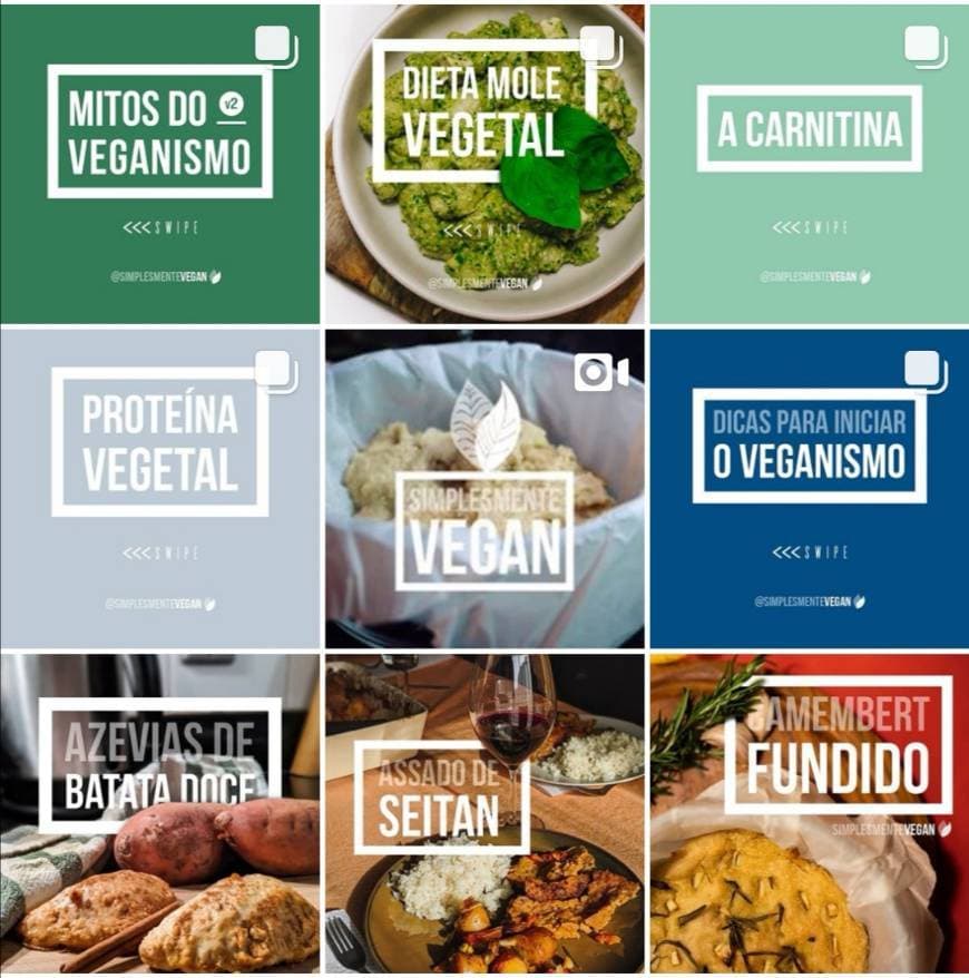 Moda Insta informação nutricional e receitas 