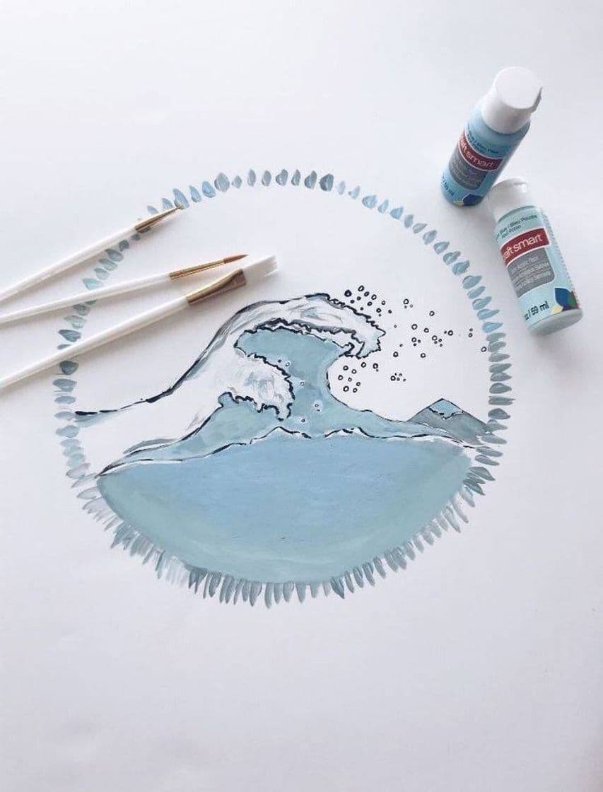 Moda Cutest wave painting