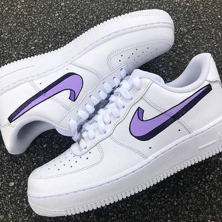 Moda 3D purple nike