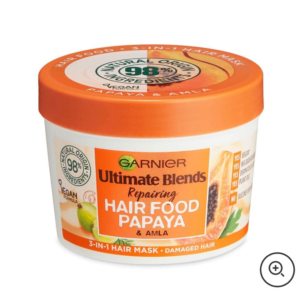 Fashion Garnier Ultimate Blends Hair Food Papaya 3-in-1 Damaged Hair ...