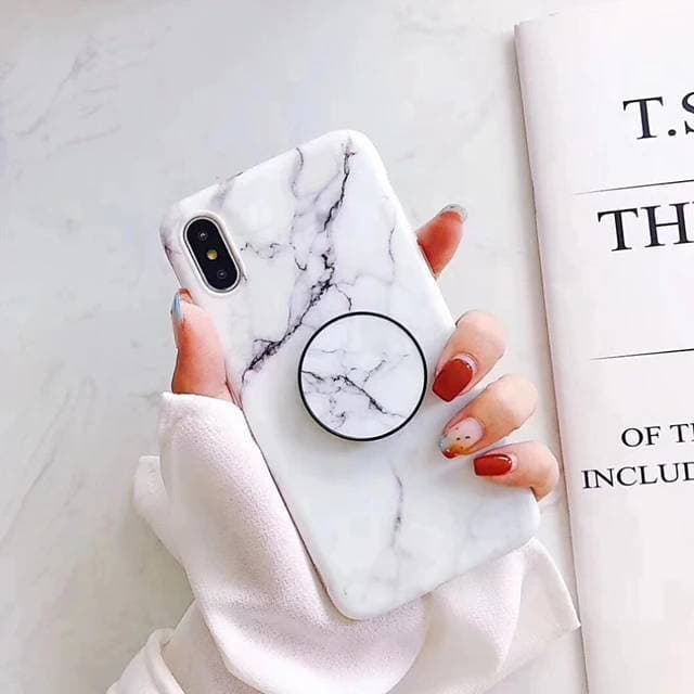 Moda White Marble Phone Case