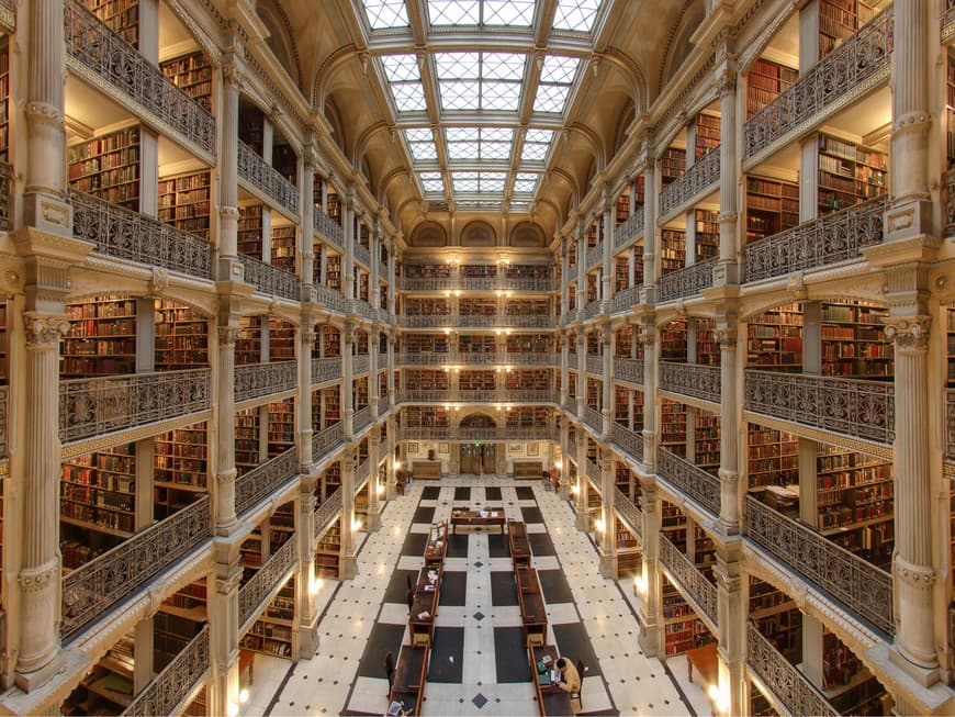 Lugar George Peabody Library