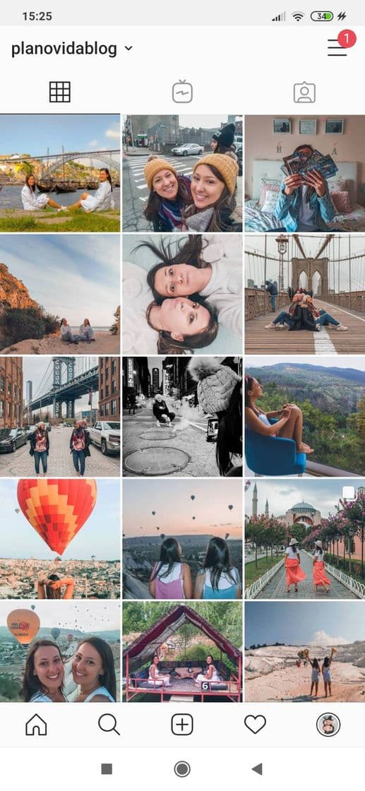 Fashion Instagram de viagens